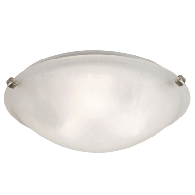 Trans Globe Lighting 58601 BN 3 Light Flush-mount in Brushed Nickel